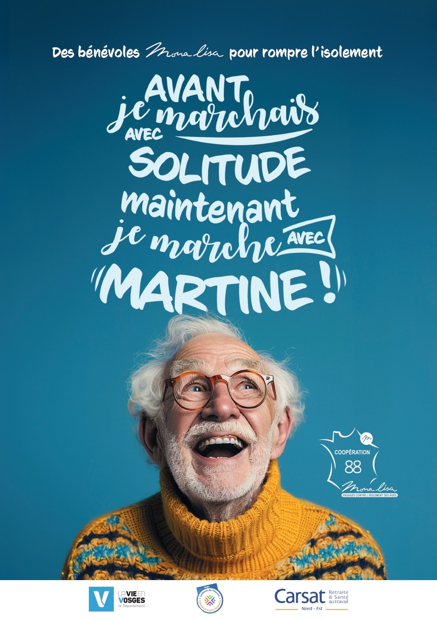 Lutte contre l’isolement des personnes âgées : Orientez vos patients vers le dispositif MonaLisa